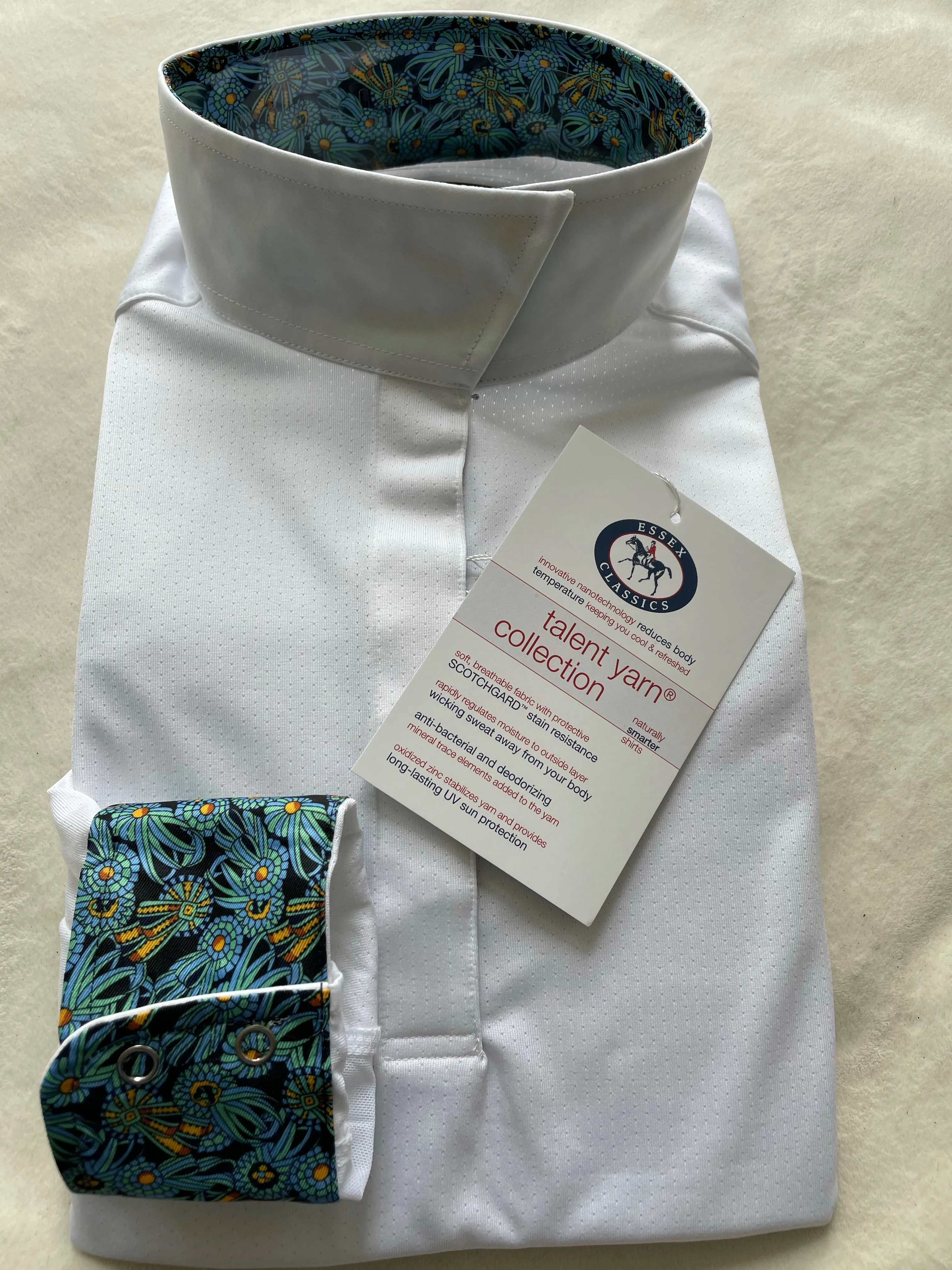 Essex Classics Long Sleeve Show Shirt (Various Prints), Size Large (New in Package)