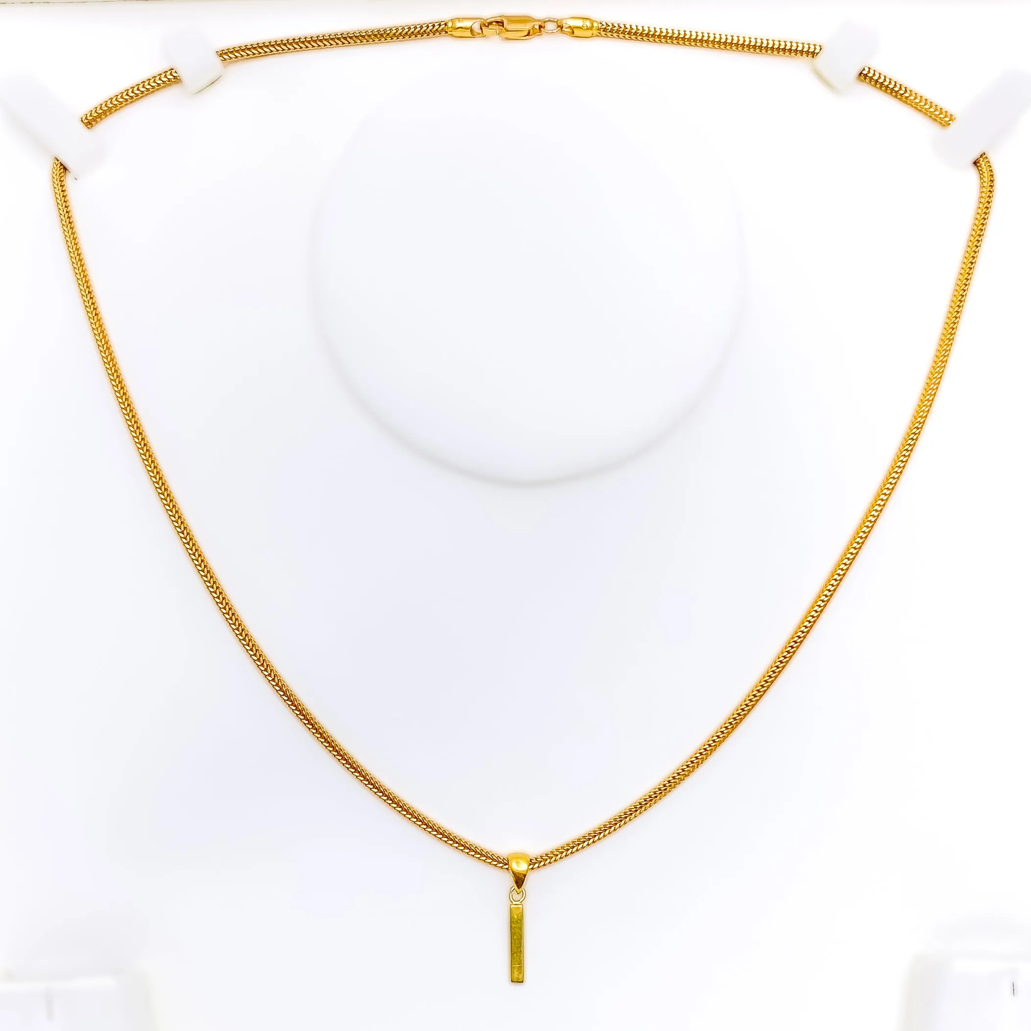 Everyday I 22k Gold Letter Pendant