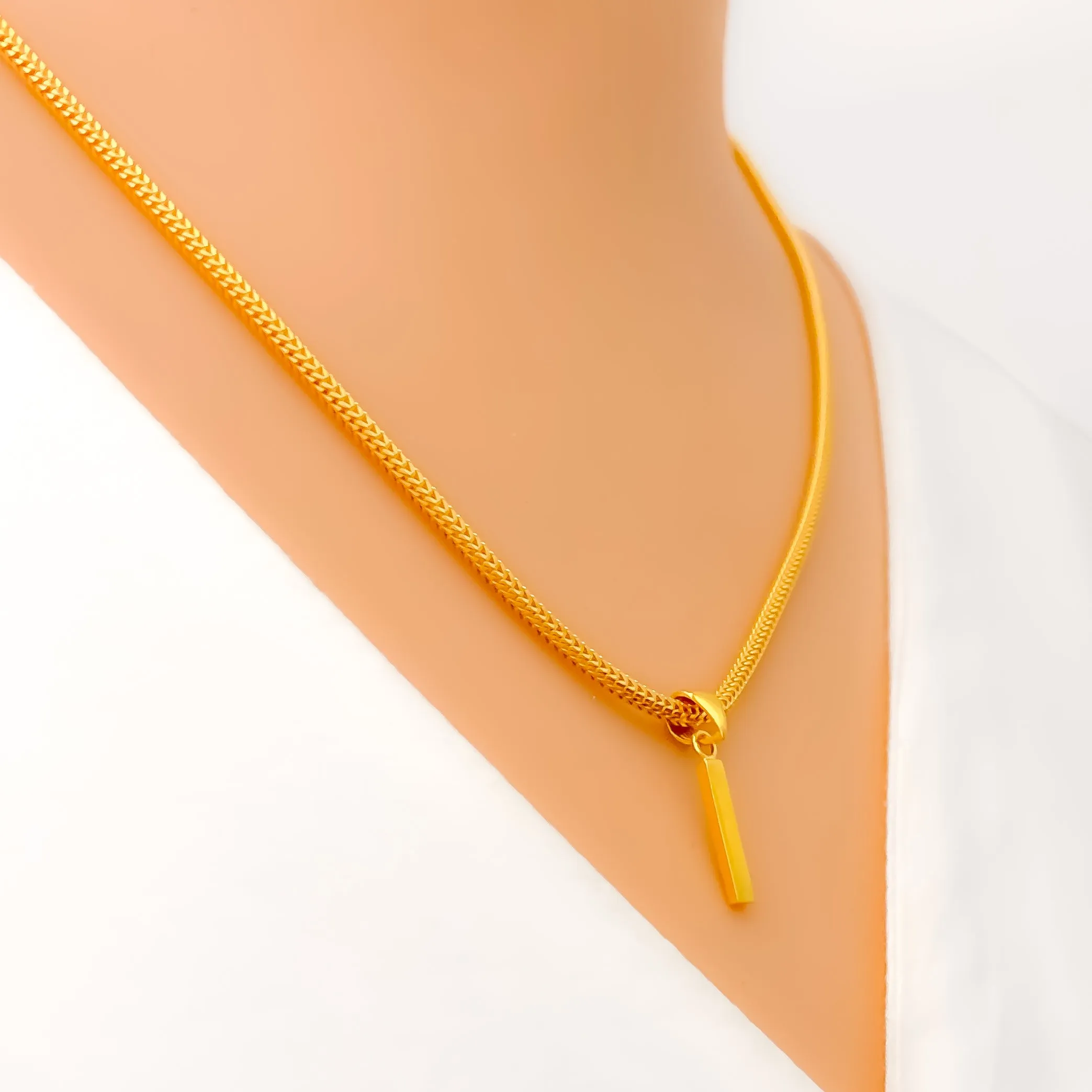 Everyday I 22k Gold Letter Pendant