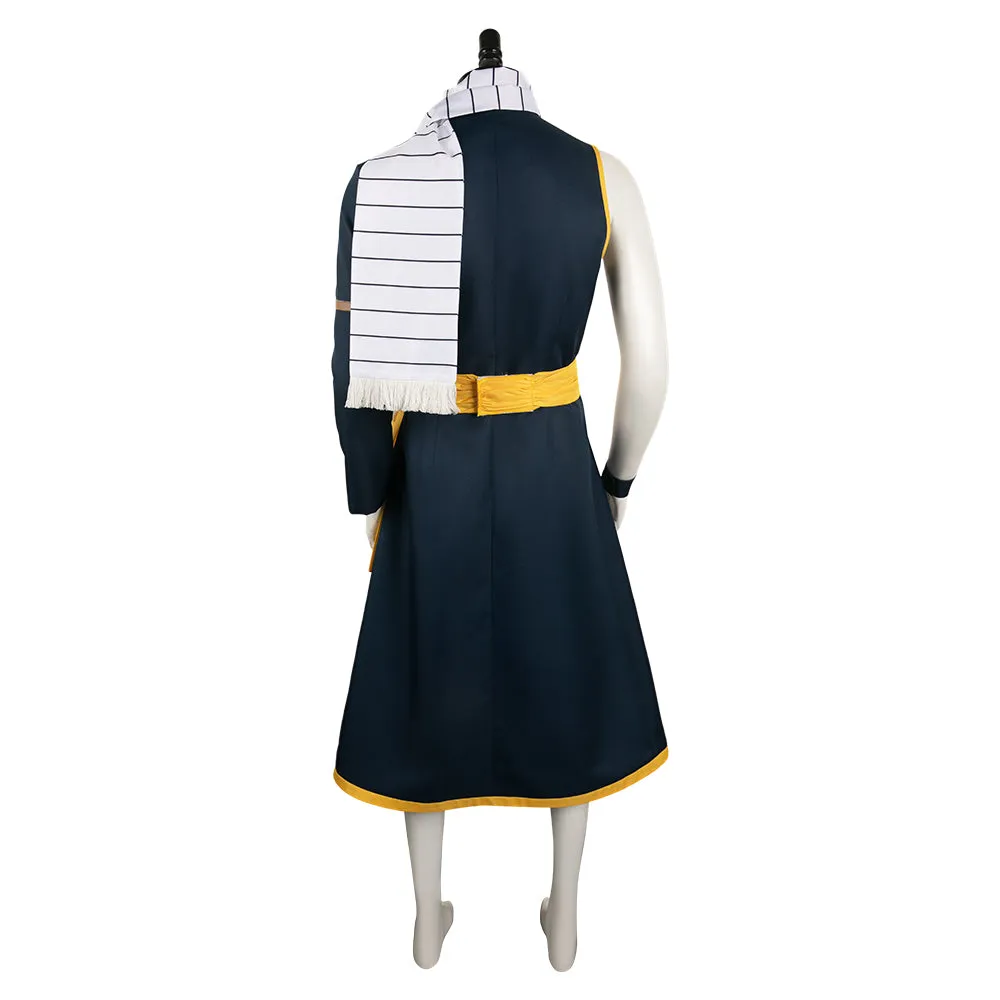 Fairy Tail Natsu Dragneel  Black Suit Cosplay Costume Outfits Halloween Carnival Suit suit