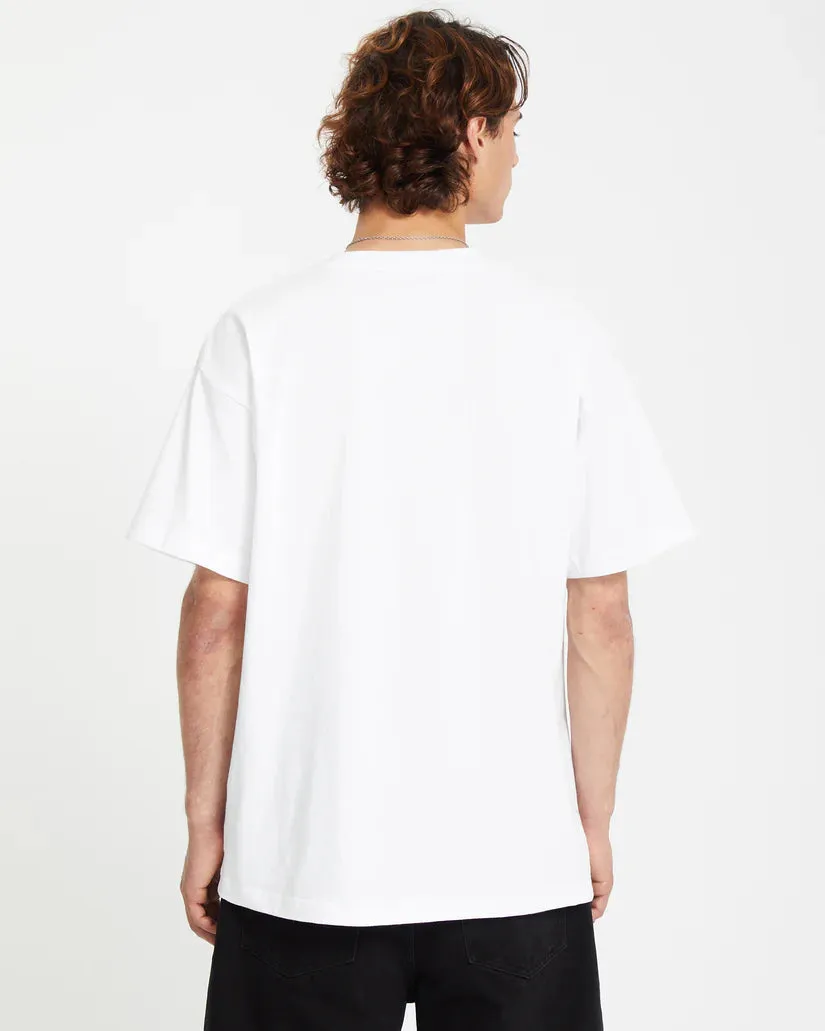 Featured Artist Bob Mollema 3 Loose Short Sleeve Tee - White