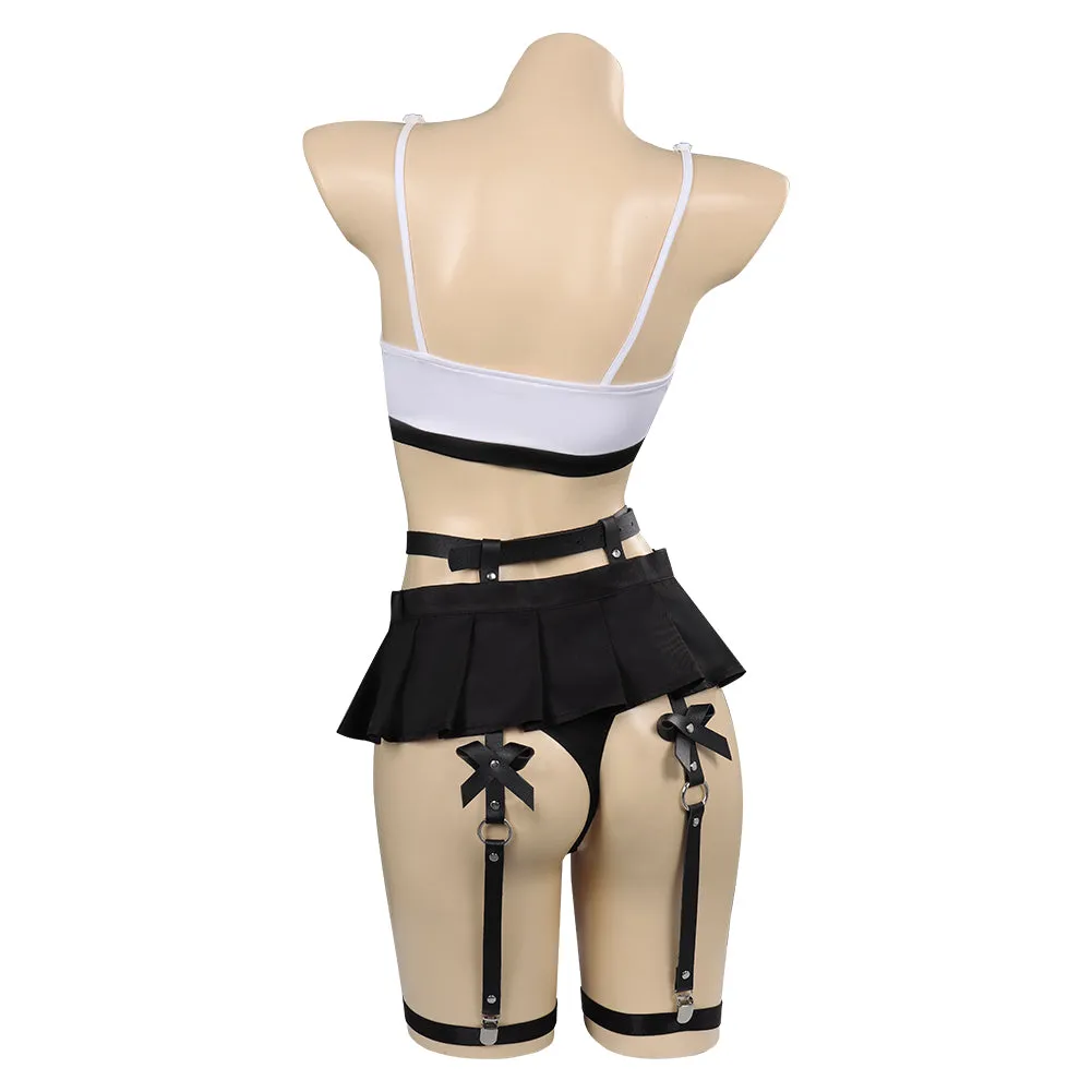 Final Fantasy Tifa Lockhart Sexy Lingerie Cosplay Costume Halloween Carnival Suit