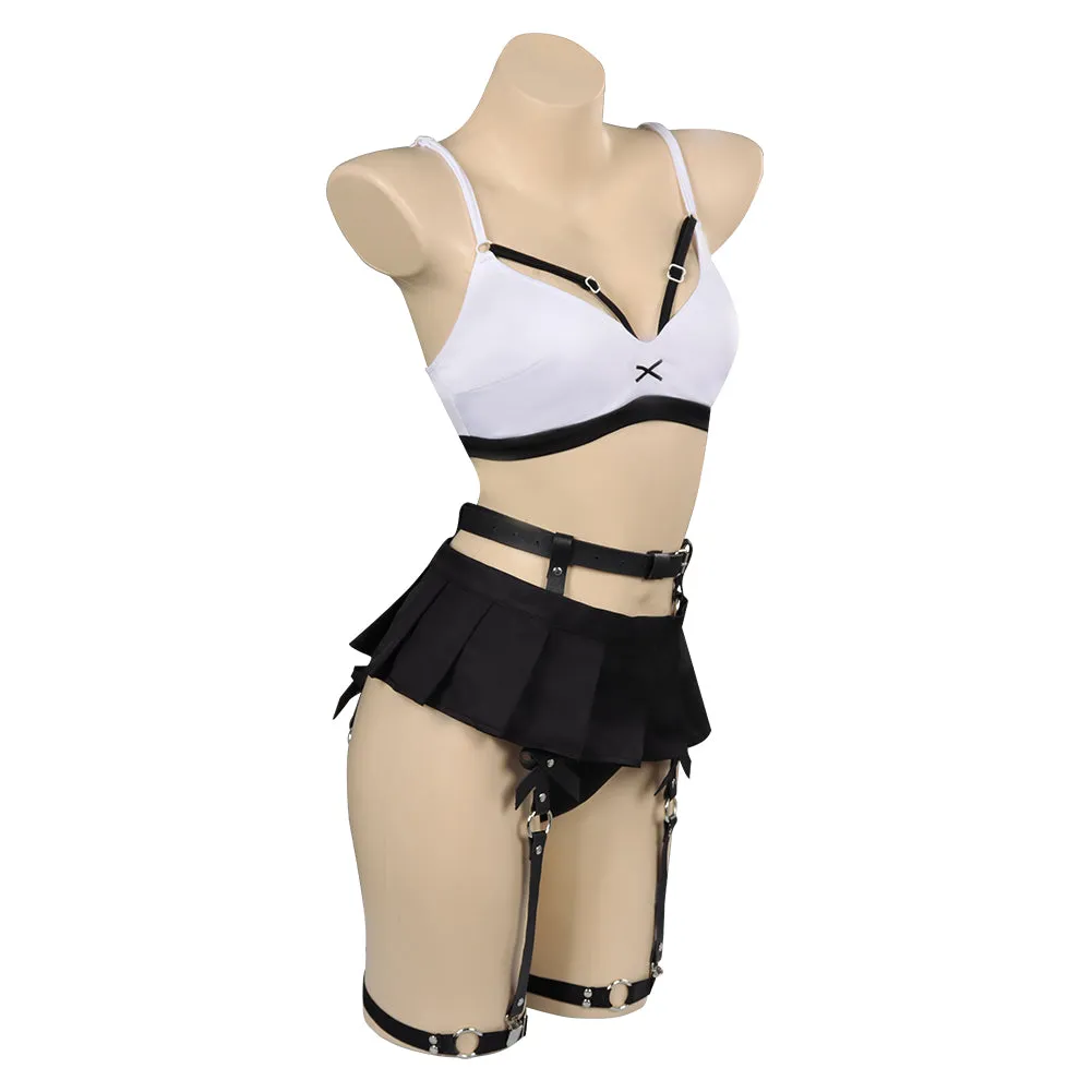 Final Fantasy Tifa Lockhart Sexy Lingerie Cosplay Costume Halloween Carnival Suit