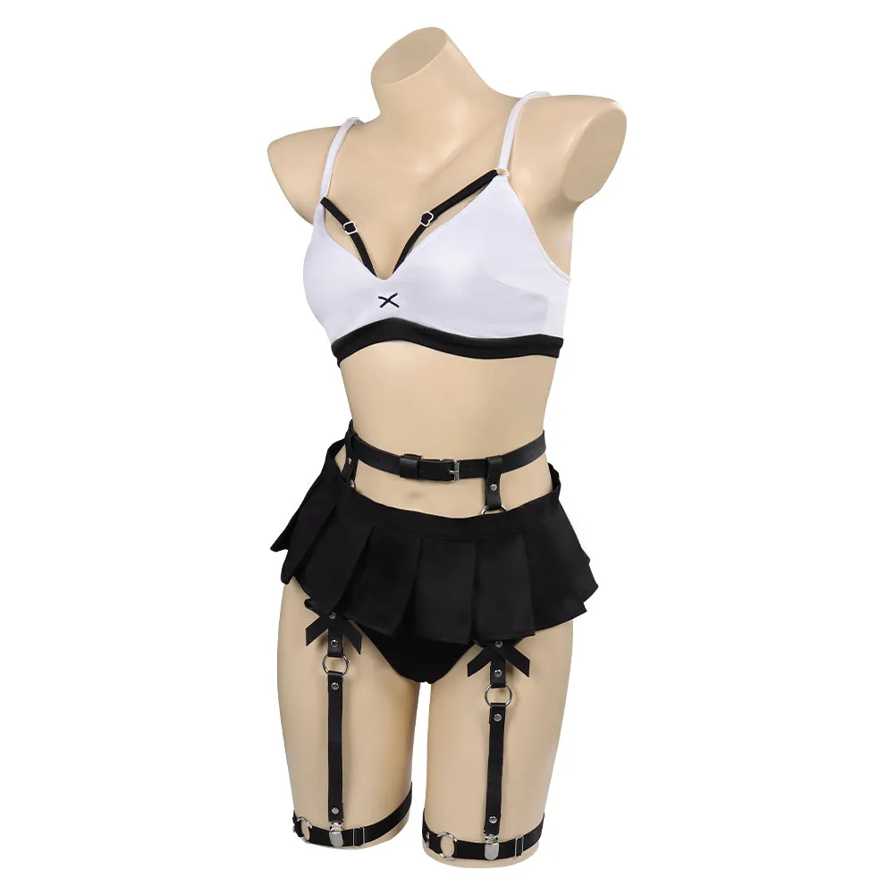 Final Fantasy Tifa Lockhart Sexy Lingerie Cosplay Costume Halloween Carnival Suit