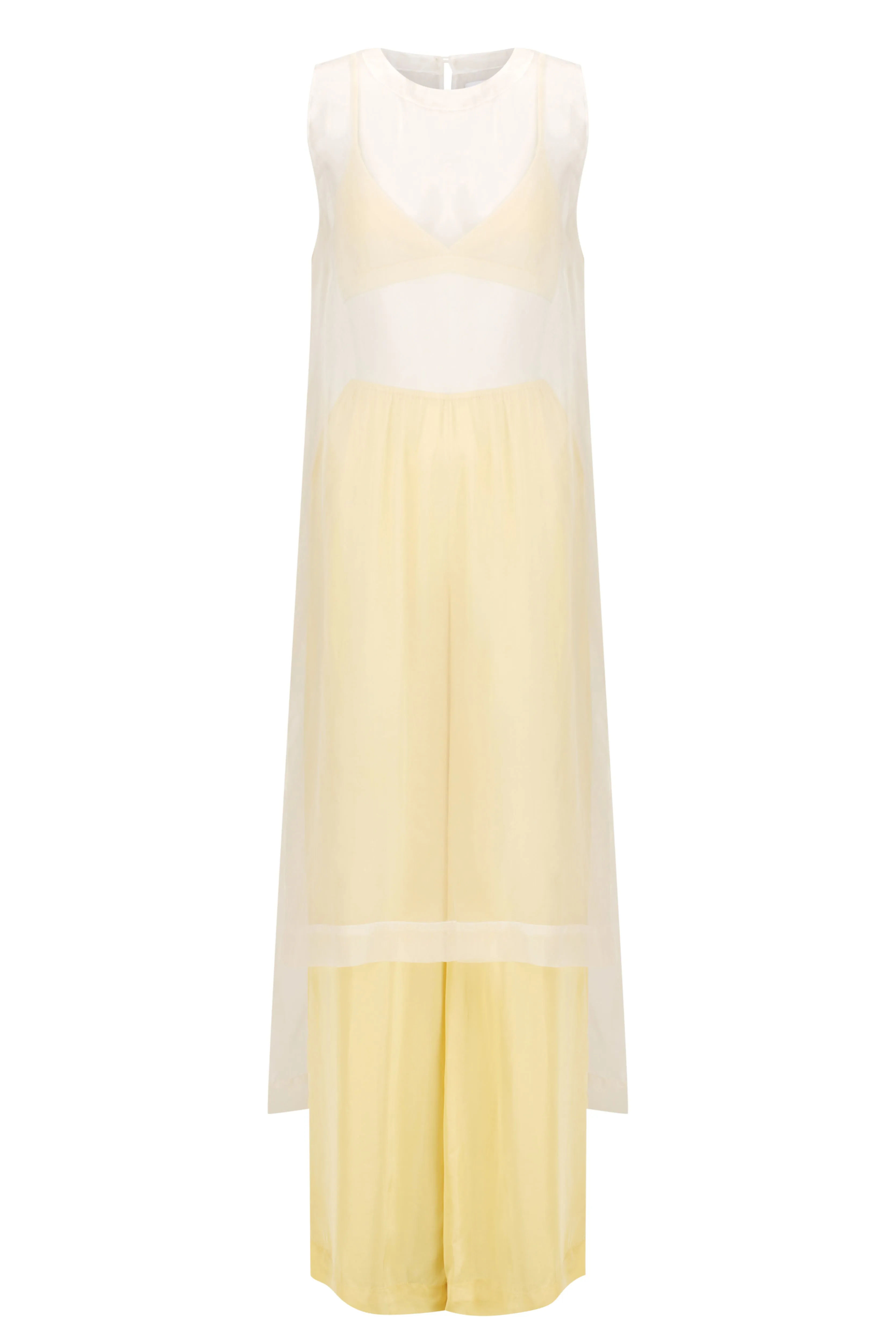 Fine Strap Bralette | Two Length Midi Slip | Relaxed Pant
