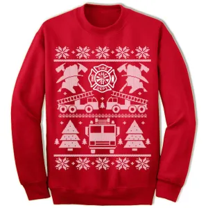 Firefighter Christmas Sweater