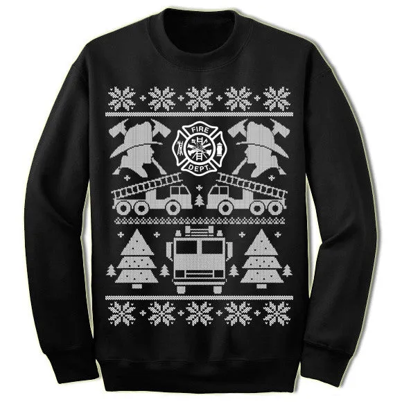 Firefighter Christmas Sweater