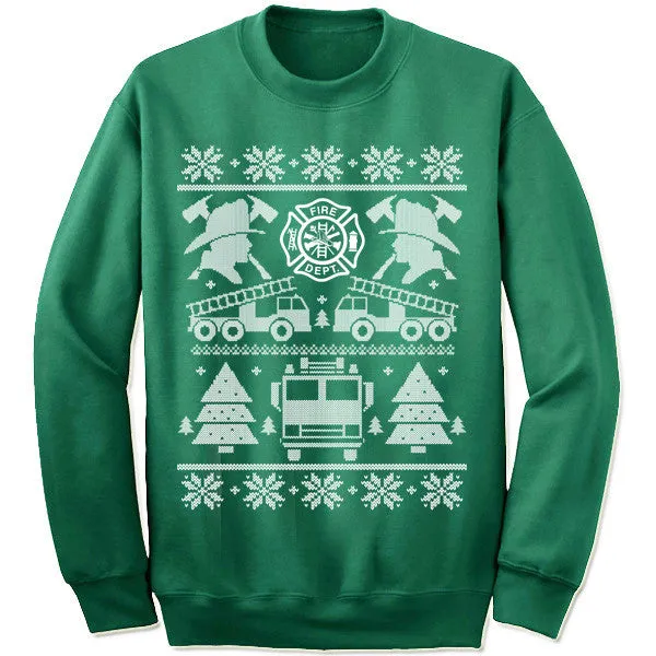 Firefighter Christmas Sweater