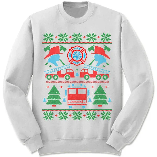 Firefighter Christmas Sweater