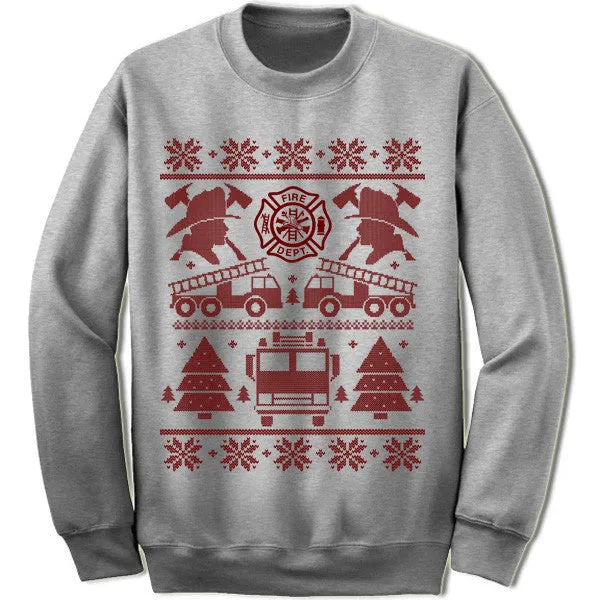 Firefighter Christmas Sweater