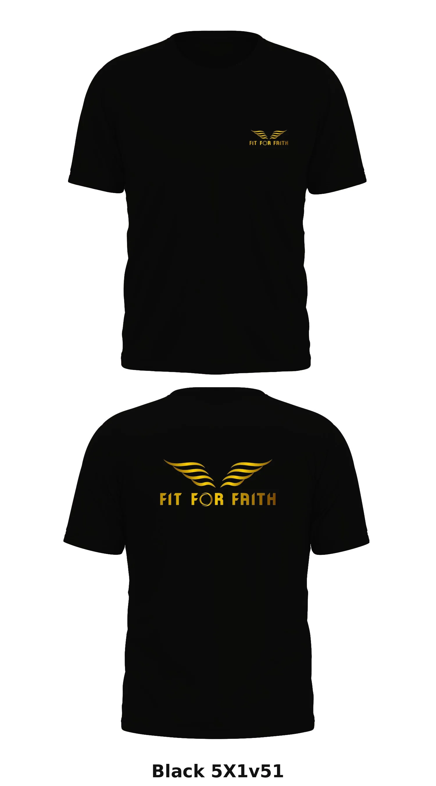 Fit For Faith Store 1 Core Men's SS Performance Tee - 5X1v51