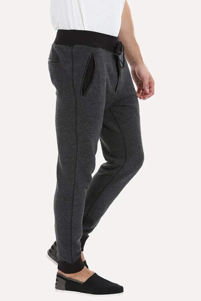 Fleece Poly Blend Cuff Jogger Pants