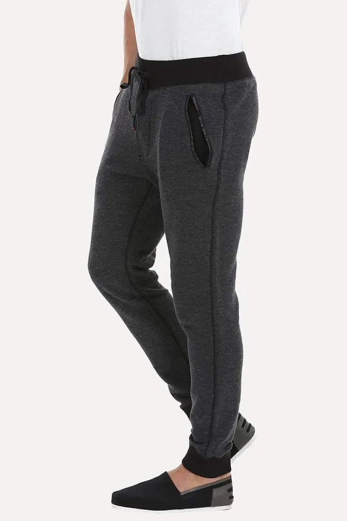 Fleece Poly Blend Cuff Jogger Pants