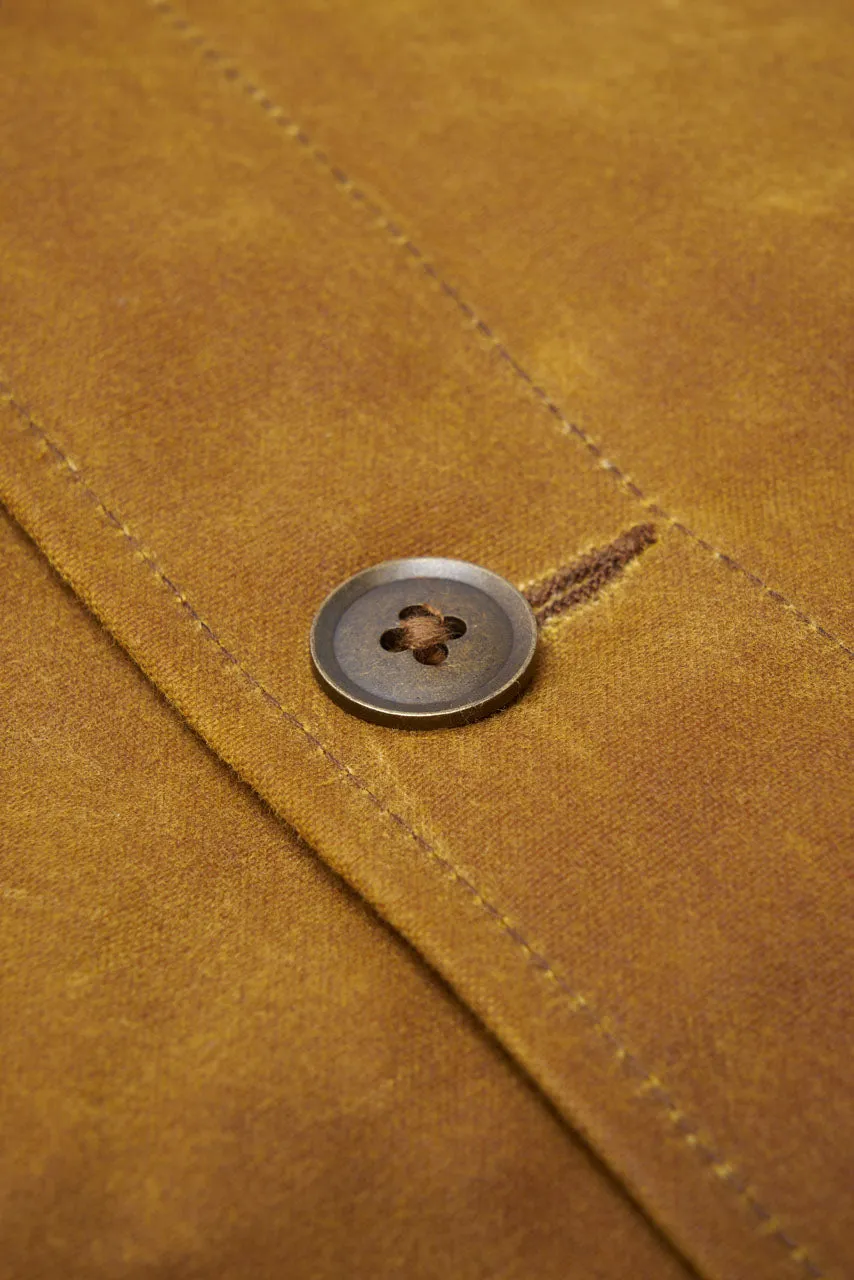 Fleurs de Bagne Le Falot Wax Jacket Gold