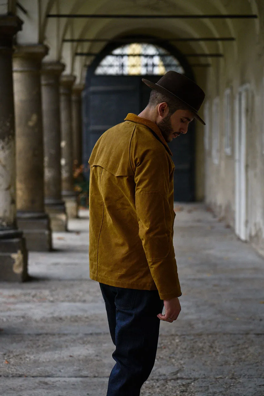 Fleurs de Bagne Le Falot Wax Jacket Gold