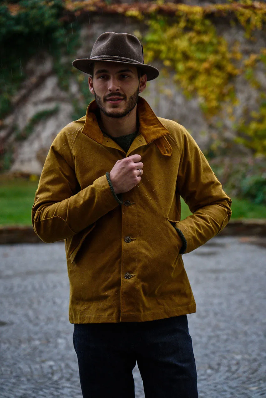 Fleurs de Bagne Le Falot Wax Jacket Gold