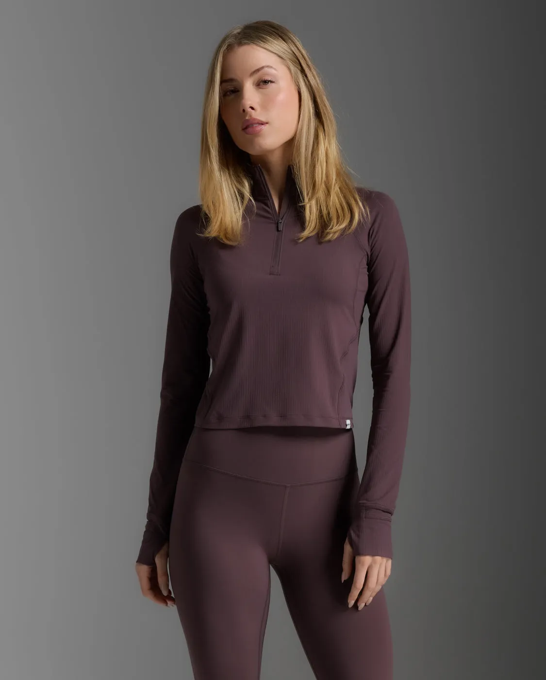 Flex Waffle 1/2 Zip Long Sleeve