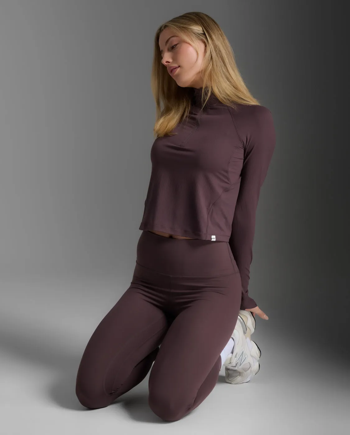 Flex Waffle 1/2 Zip Long Sleeve
