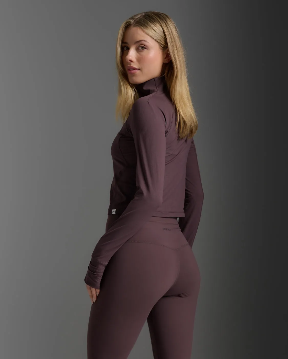 Flex Waffle 1/2 Zip Long Sleeve