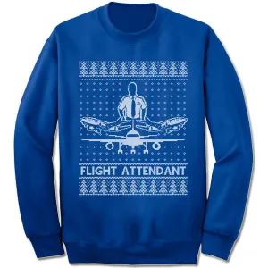 Flight Attendant Christmas Sweatshirt