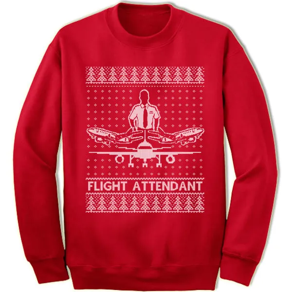 Flight Attendant Christmas Sweatshirt
