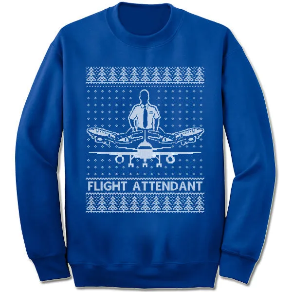 Flight Attendant Christmas Sweatshirt
