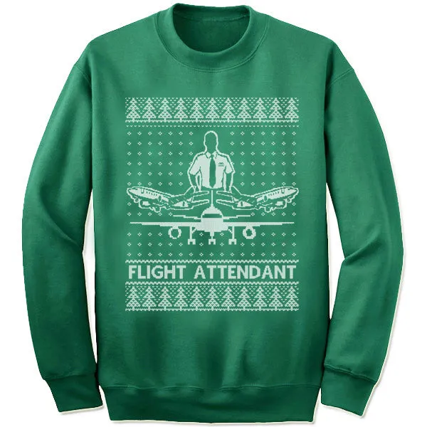 Flight Attendant Christmas Sweatshirt