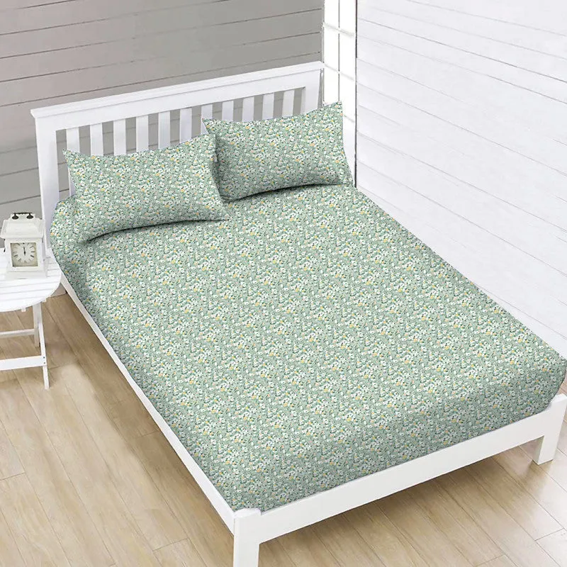 Floral Dream Printed Fitted Sheet