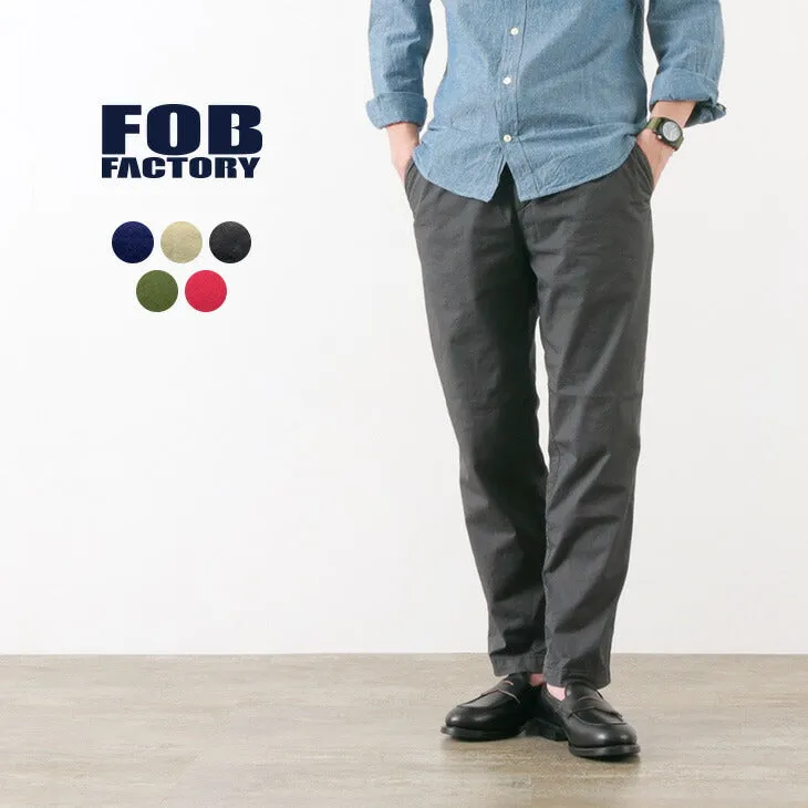 FOB FACTORY / F0471 Sicilian/Stretch Twill Trousers