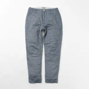 FOB FACTORY / F0513 Cotton Linen Double Weave Chambray Pants