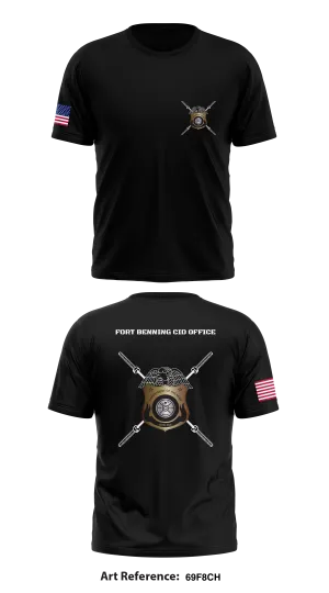 Fort Benning CID Office Store 1 Core Men's SS Performance Tee - 69F8cH