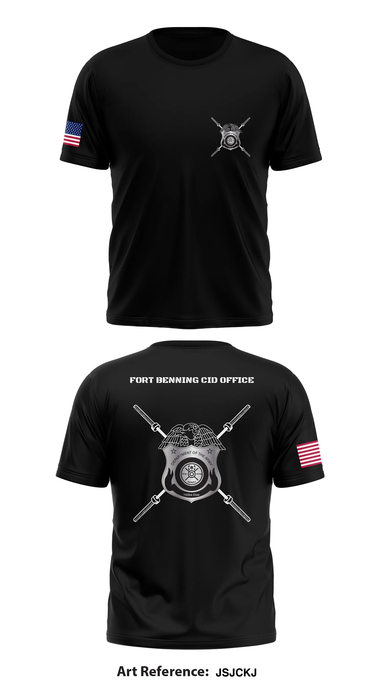 Fort Benning CID Office Store 1 Core Men's SS Performance Tee - JsJcKj