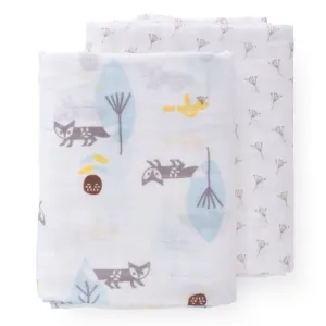 Fox Muslin Set - 2 pack