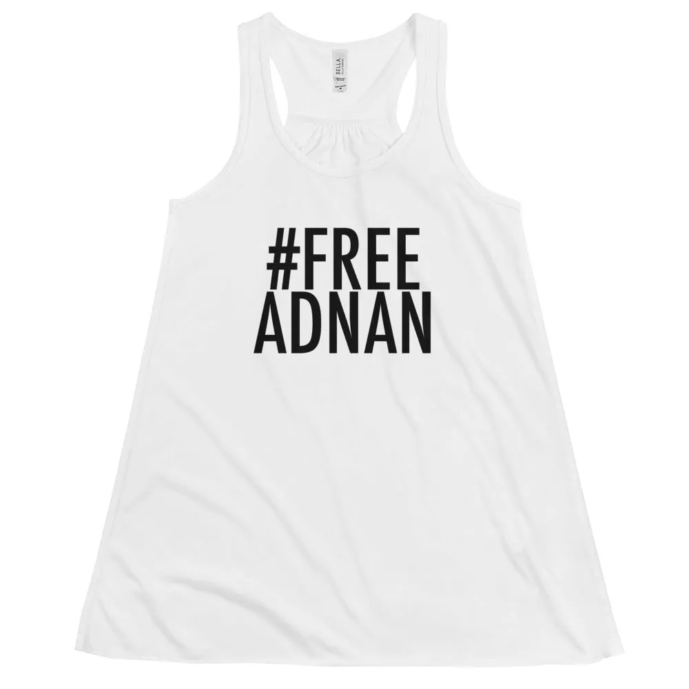 Free Adnan Flowy Racerback Tank