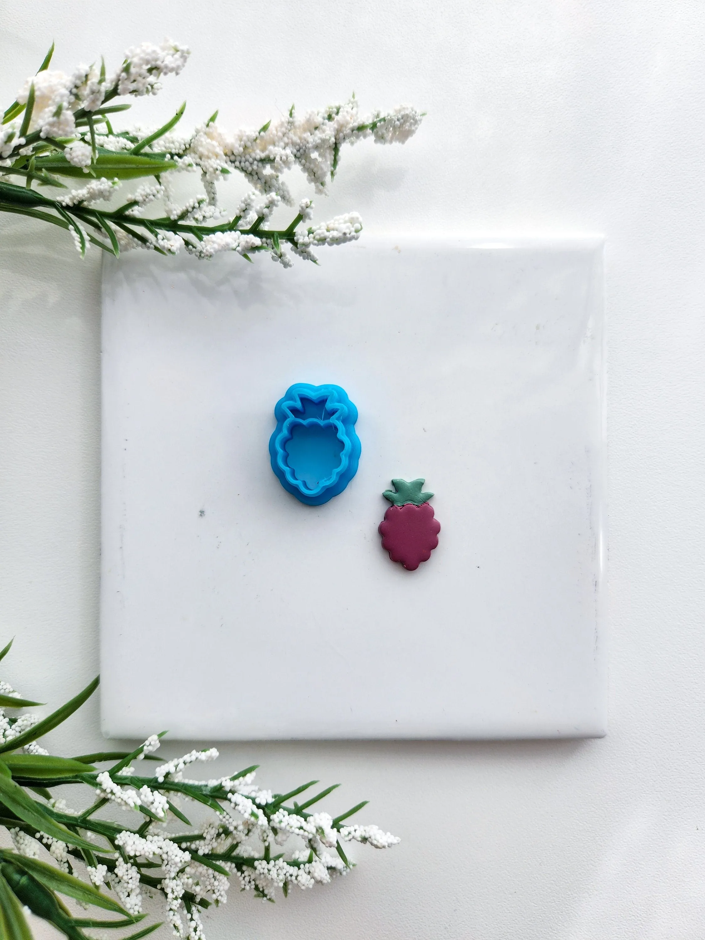 Fruit Snacks Stud Set | Fruit Polymer Clay Cutter