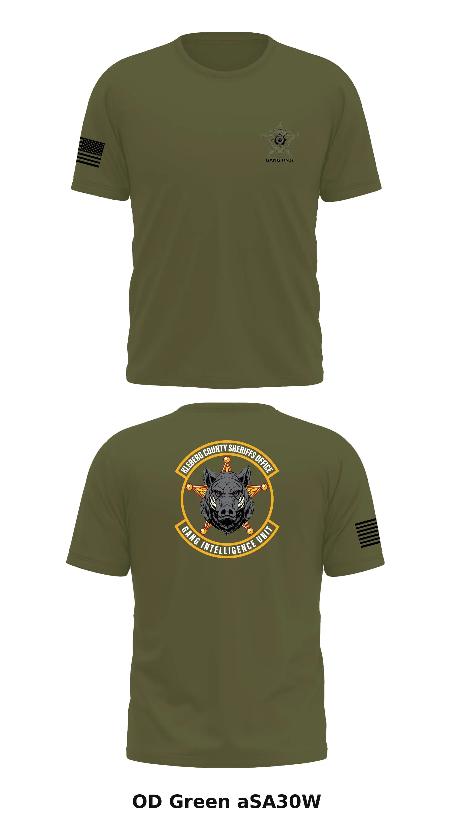 Gang intelligence  Store 1 Core Men's SS Performance Tee - aSA30W