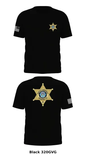 Genesee County Sheriffs office Store 1 Core Men's SS Performance Tee - 320GVG