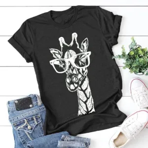 Giraffe Print T-Shirt