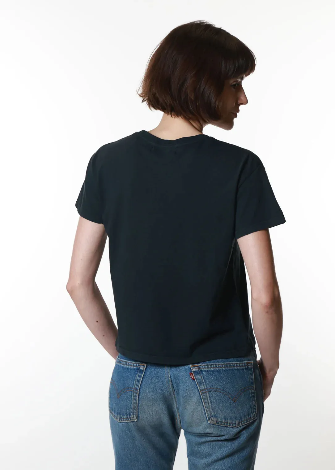 Girl Dangerous Paloma Faded Black Tee