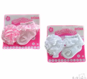 Girls, Headband & Socks Set NB-6 Months (GS30-17)