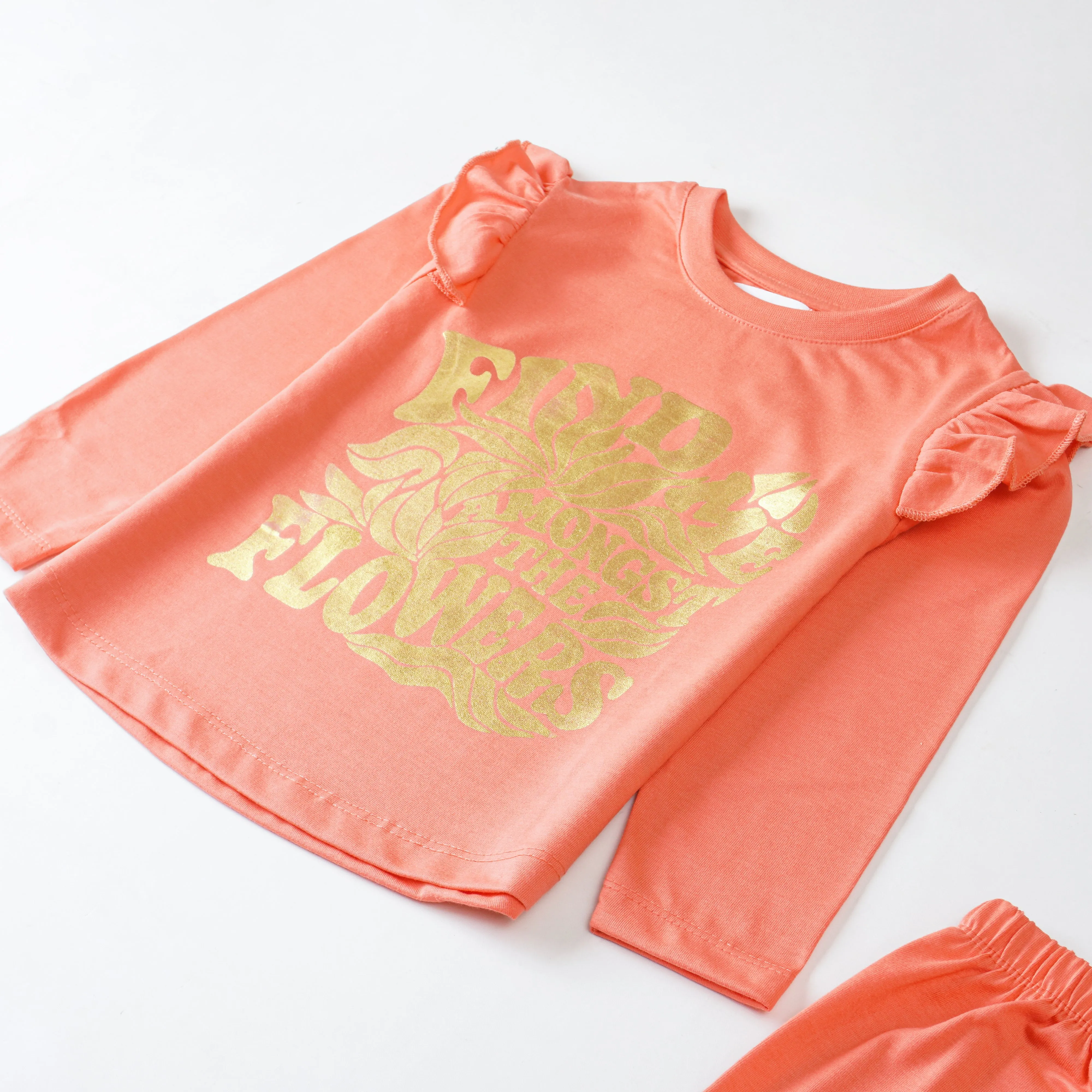 Girls Printed Full Sleeve Suit