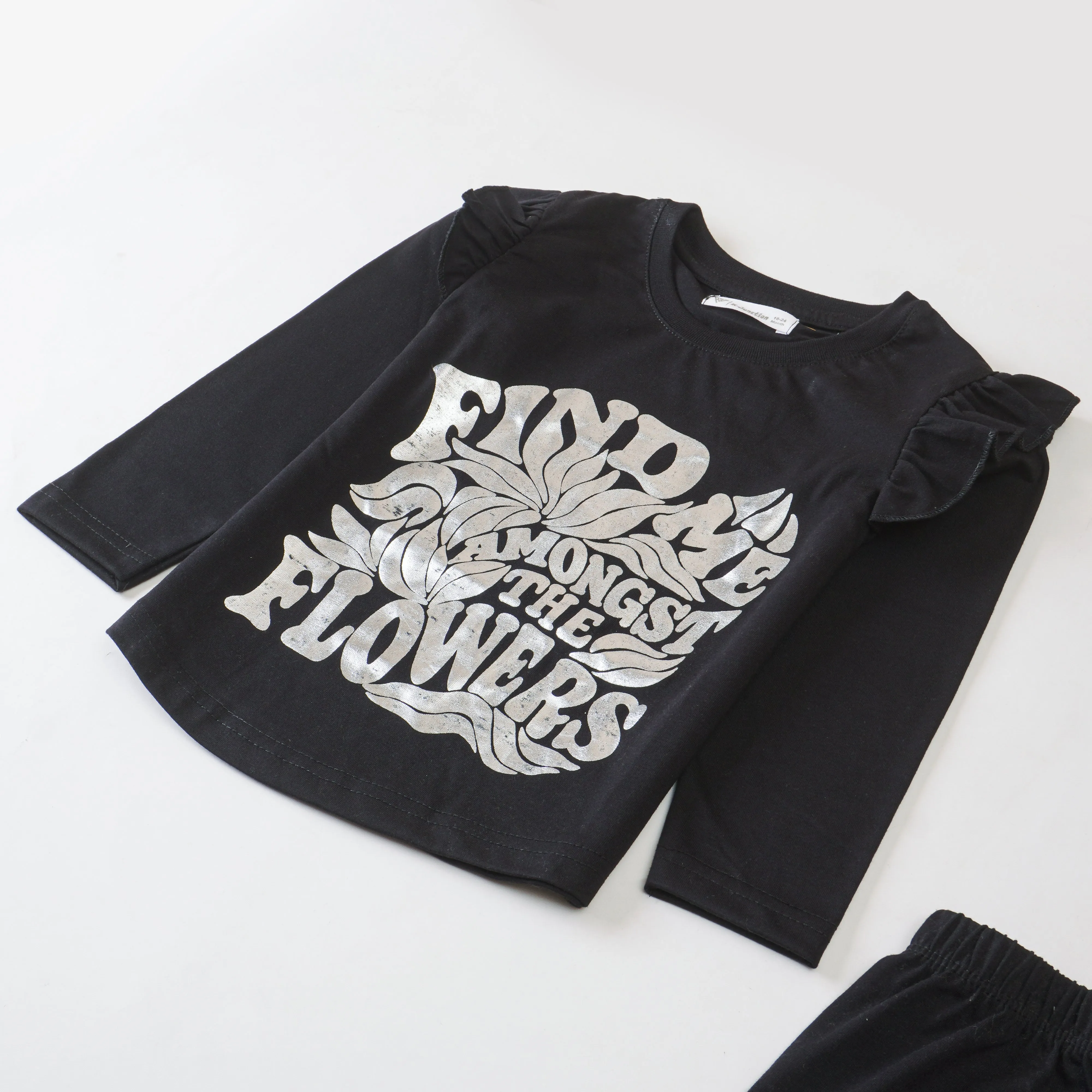 Girls Printed Full Sleeve Suit