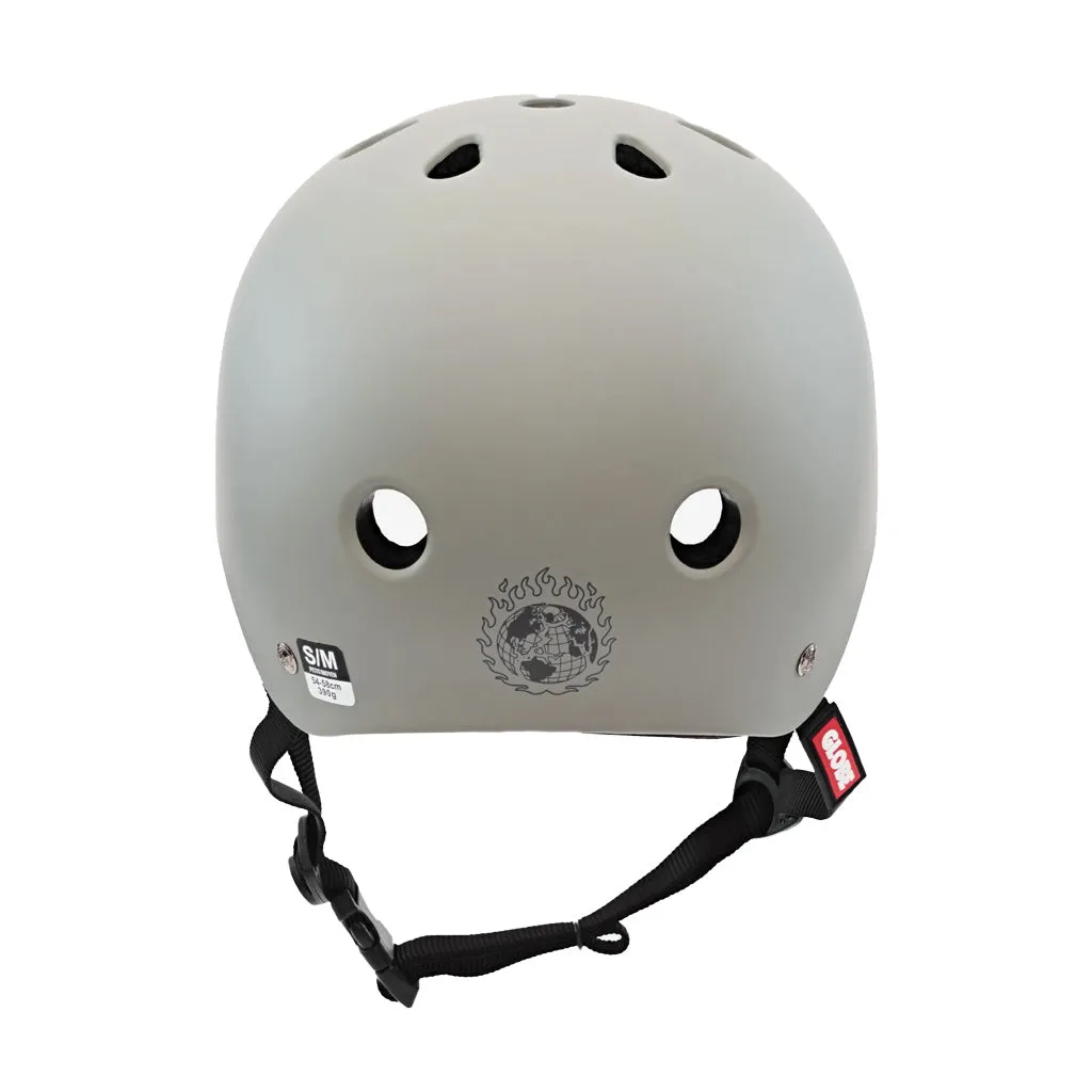 GLOBE GOODSTOCK CERTIFIED HELMETS - MATTE GUNMETAL/BANDANA