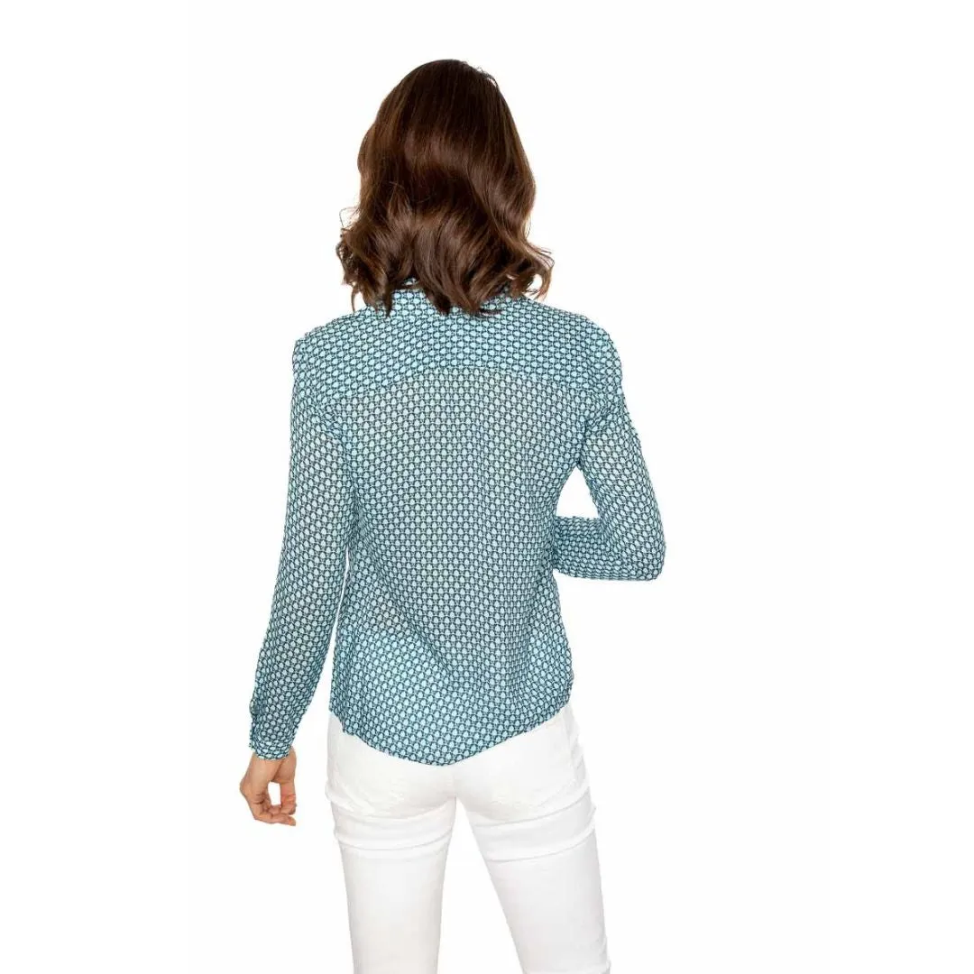 Go-To Shirt - Blue Butterfly