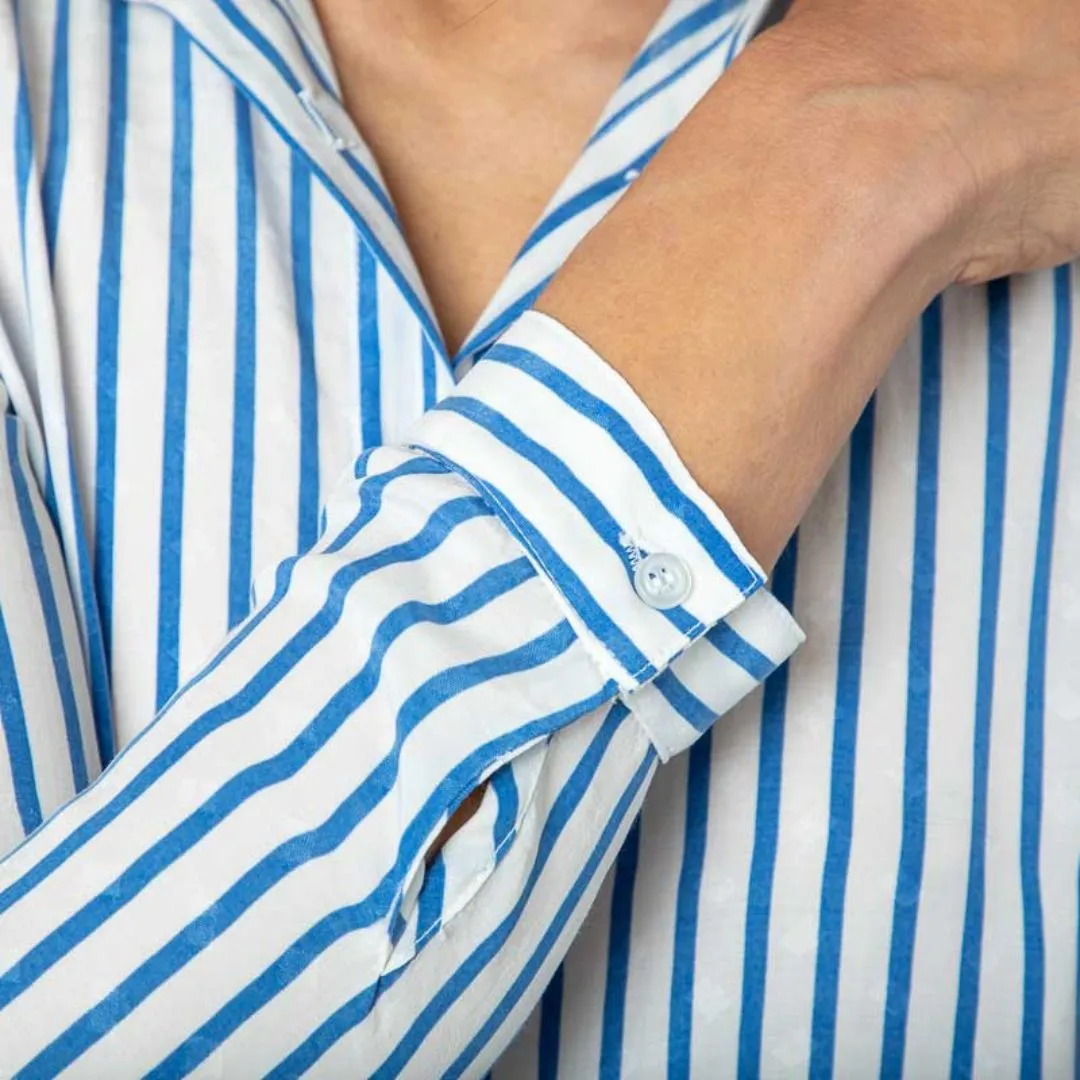 Go-To Shirt - Blue Stripes