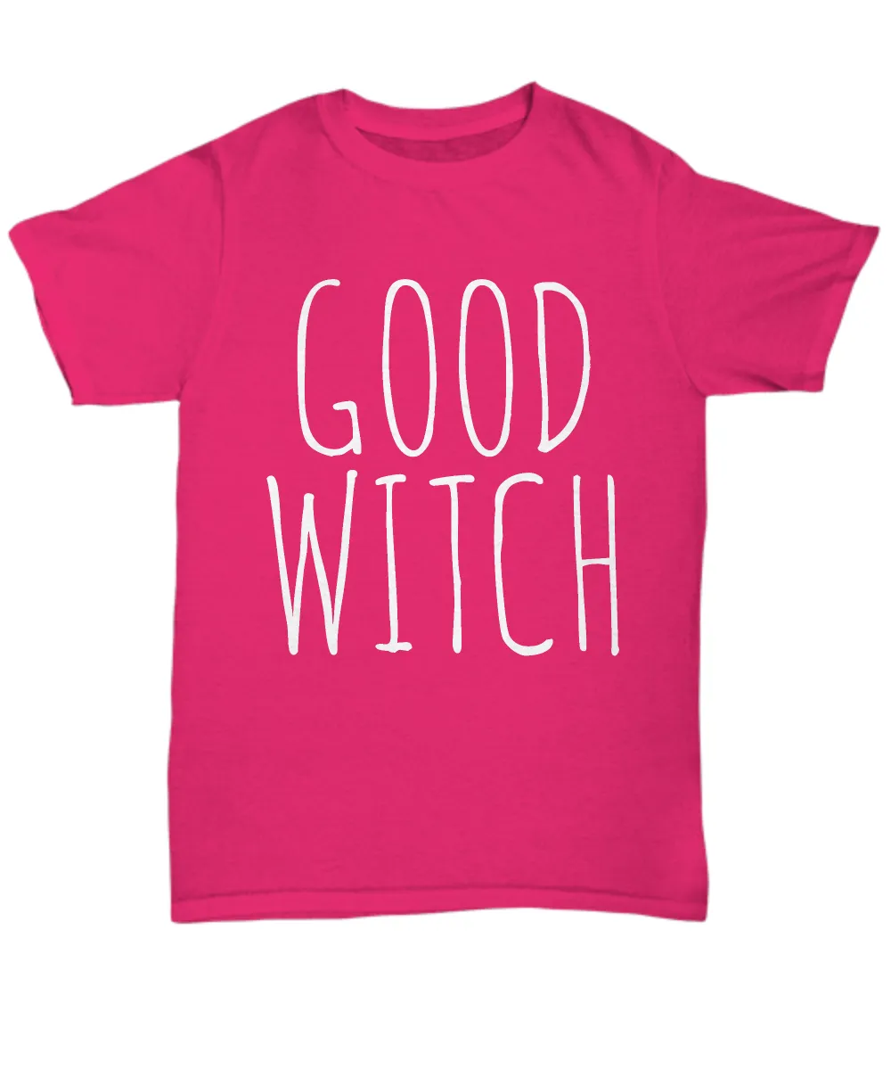 Good Witch Shirt Black Unisex T-Shirt Halloween Gift