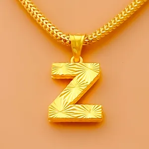 Graceful Decorative 22k Gold Letter Pendant