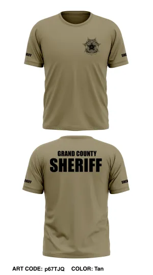 Grand County Sheriff's Office Core Men's SS Performance Tee - p67TJQ