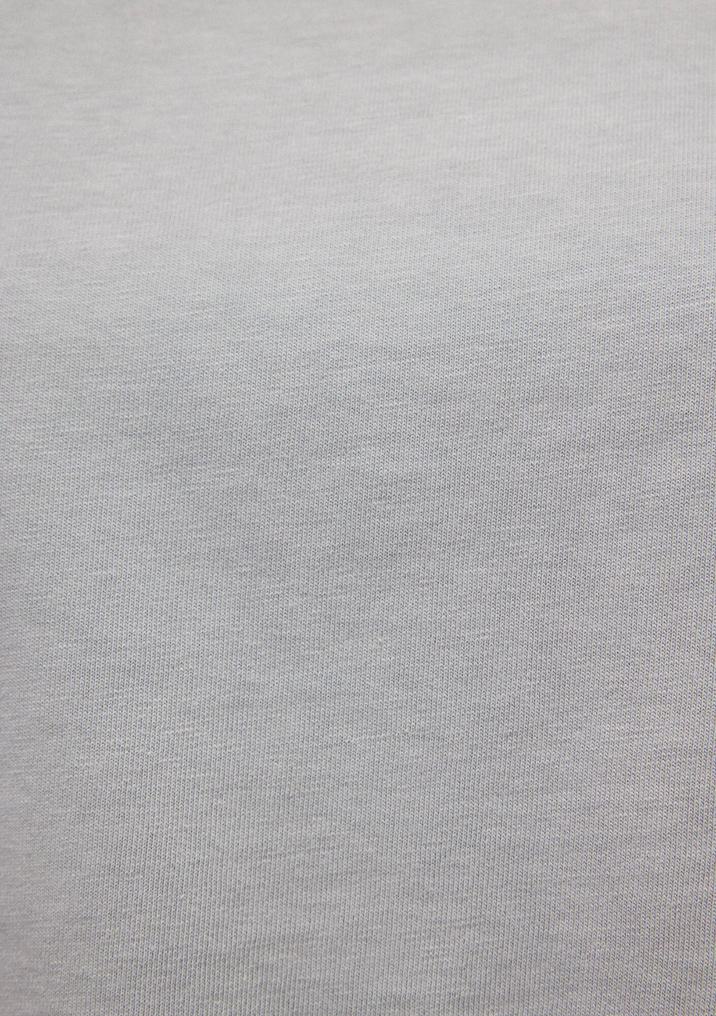 Grey Basic Crop T-Shirt