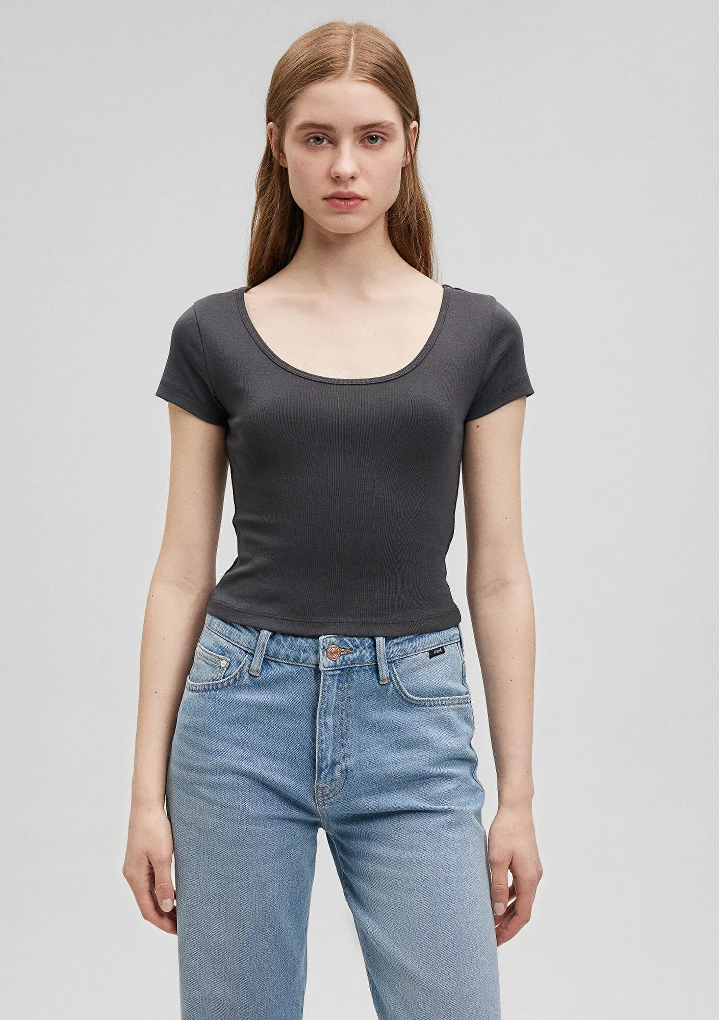 Grey Basic T-Shirt